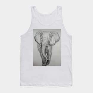 Walking elephant Tank Top